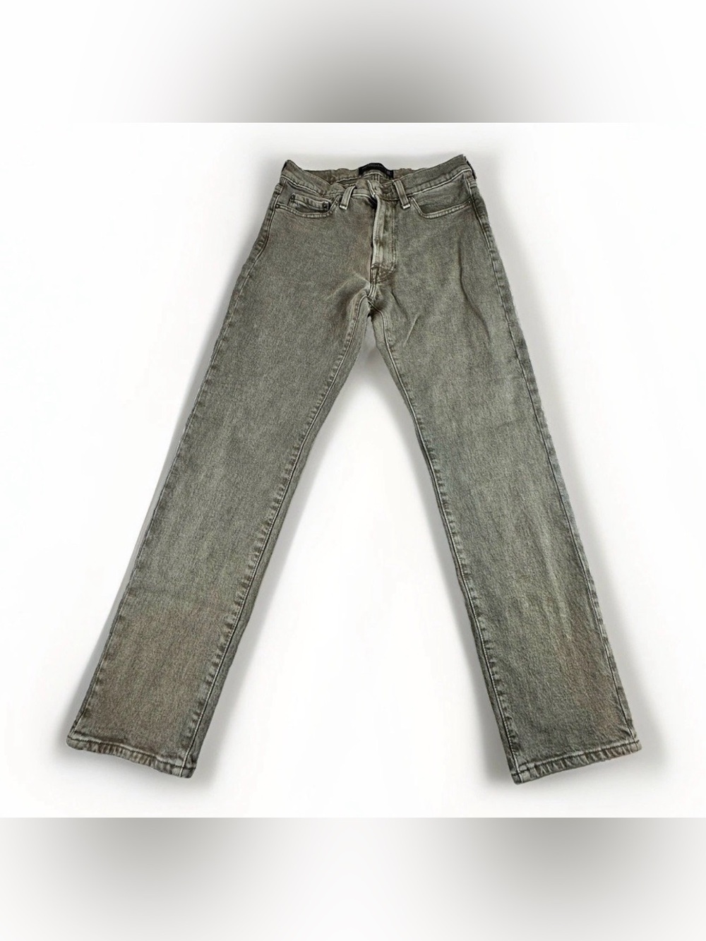 Abercrombie & Fitch Mens 29x32 Pewter Vintage Stretch Straight Leg Jeans